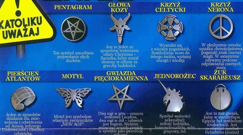 Symbole zakazane przez Kościół – wystrzegaj się ich