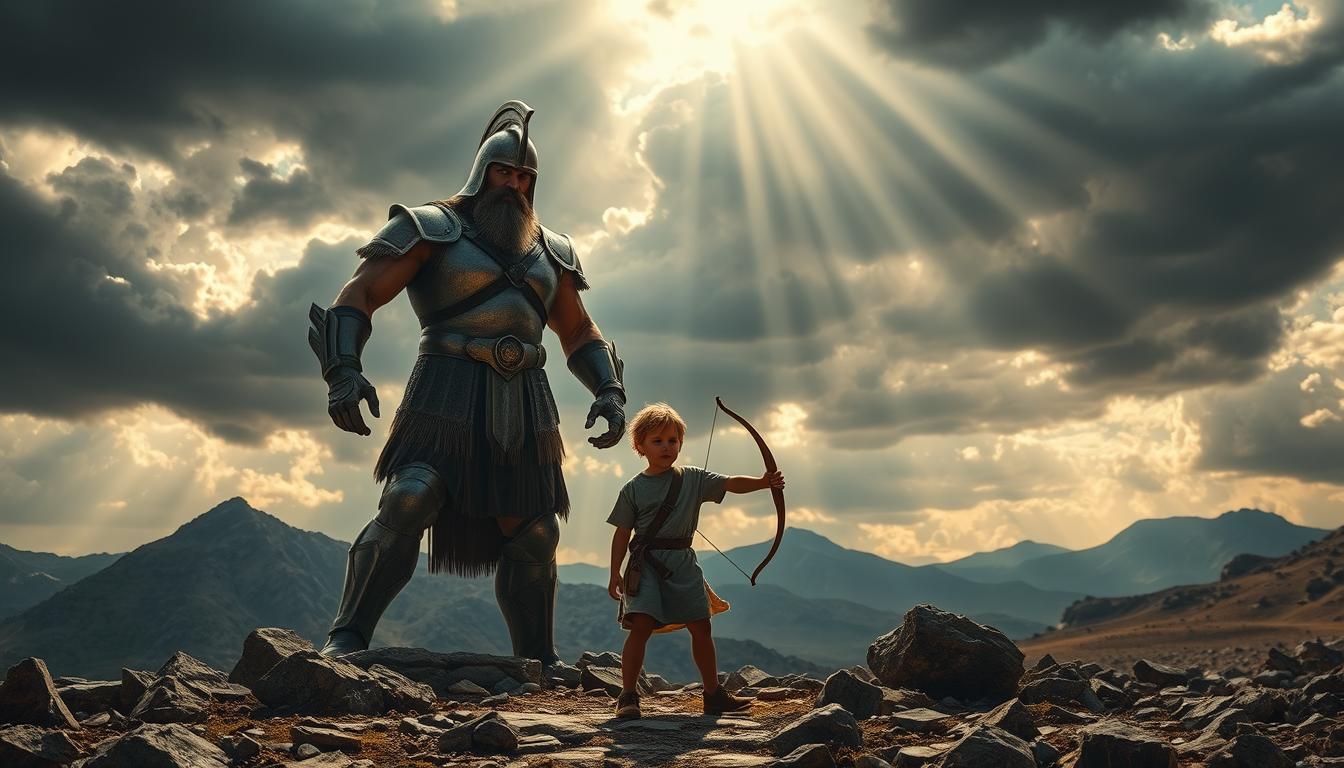 dawid i goliat biblia