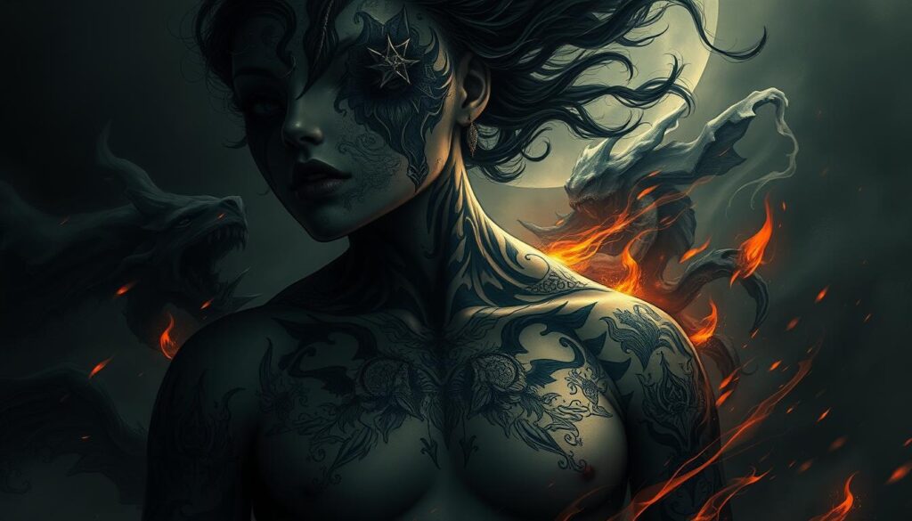 tatuaż a szatan tatuaż a szatan