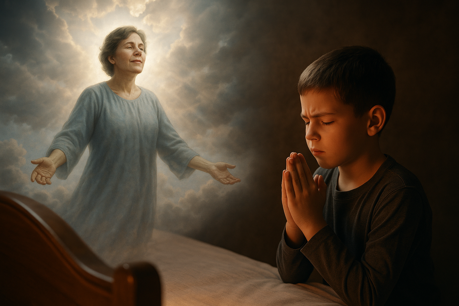 Modlitwa za zmarłą mamę