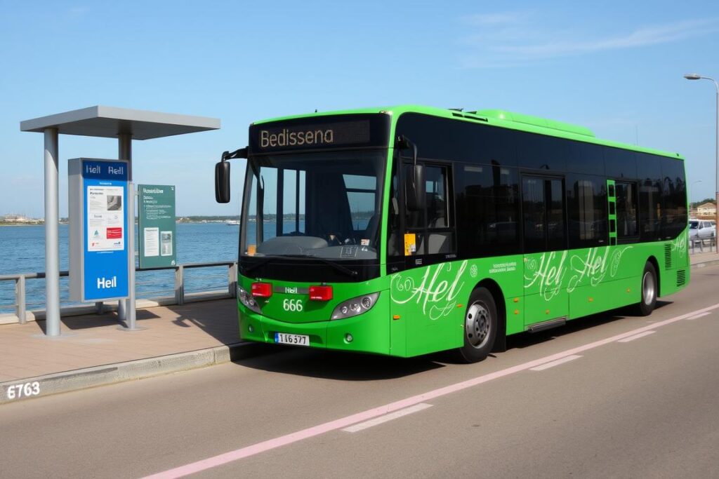 Autobus linii 666 na Hel, który wywołał kontrowersje w Polsce