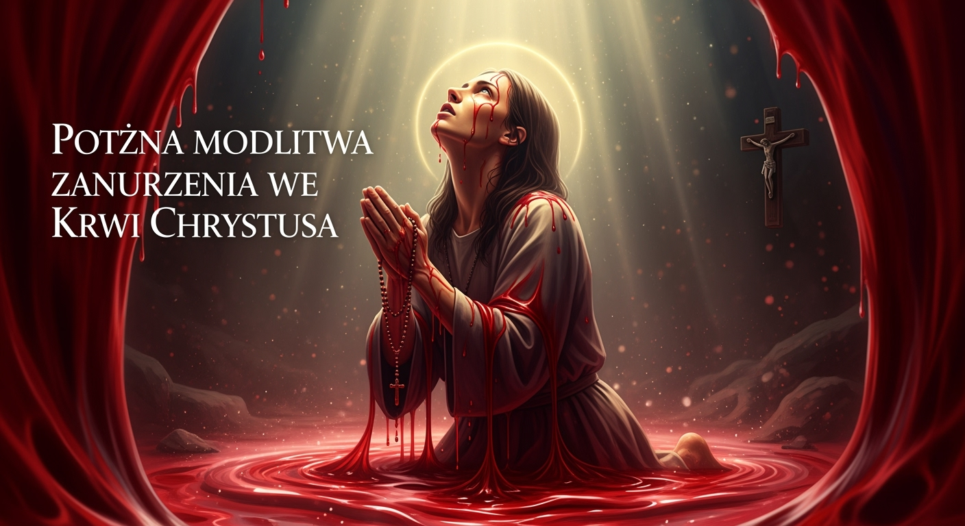 Potężna modlitwa zanurzenia we Krwi Chrystusa